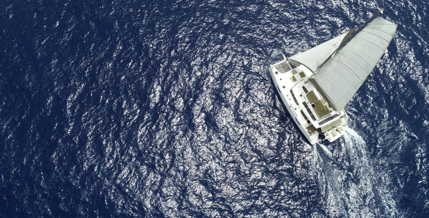 Open blue ocean from Lady Roslyn